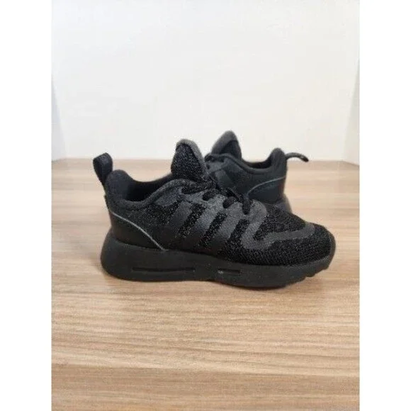 Adidas Multix Sneaker Baby‎ Infant 7K Black Athletic Running Shoes FX6405 - Picture 4 of 10